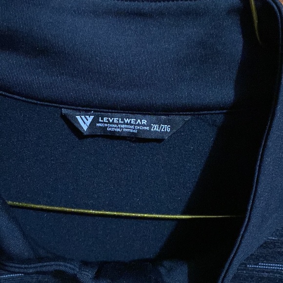 Levelwear Golf 1/4 Zip Pullover Mens 2XL XXL - Picture 3 of 3